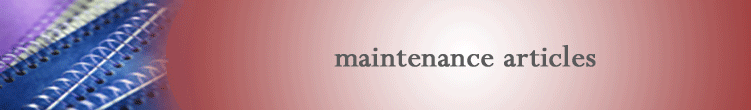 maintenance articles